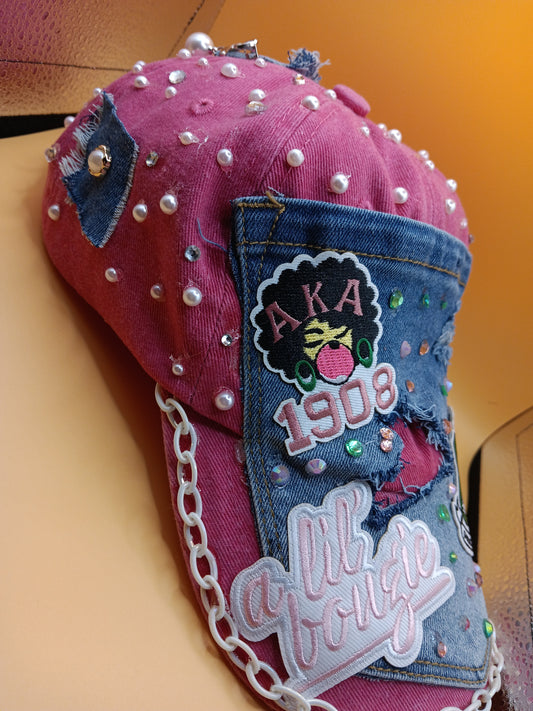 AKA inspired trucker junk hat