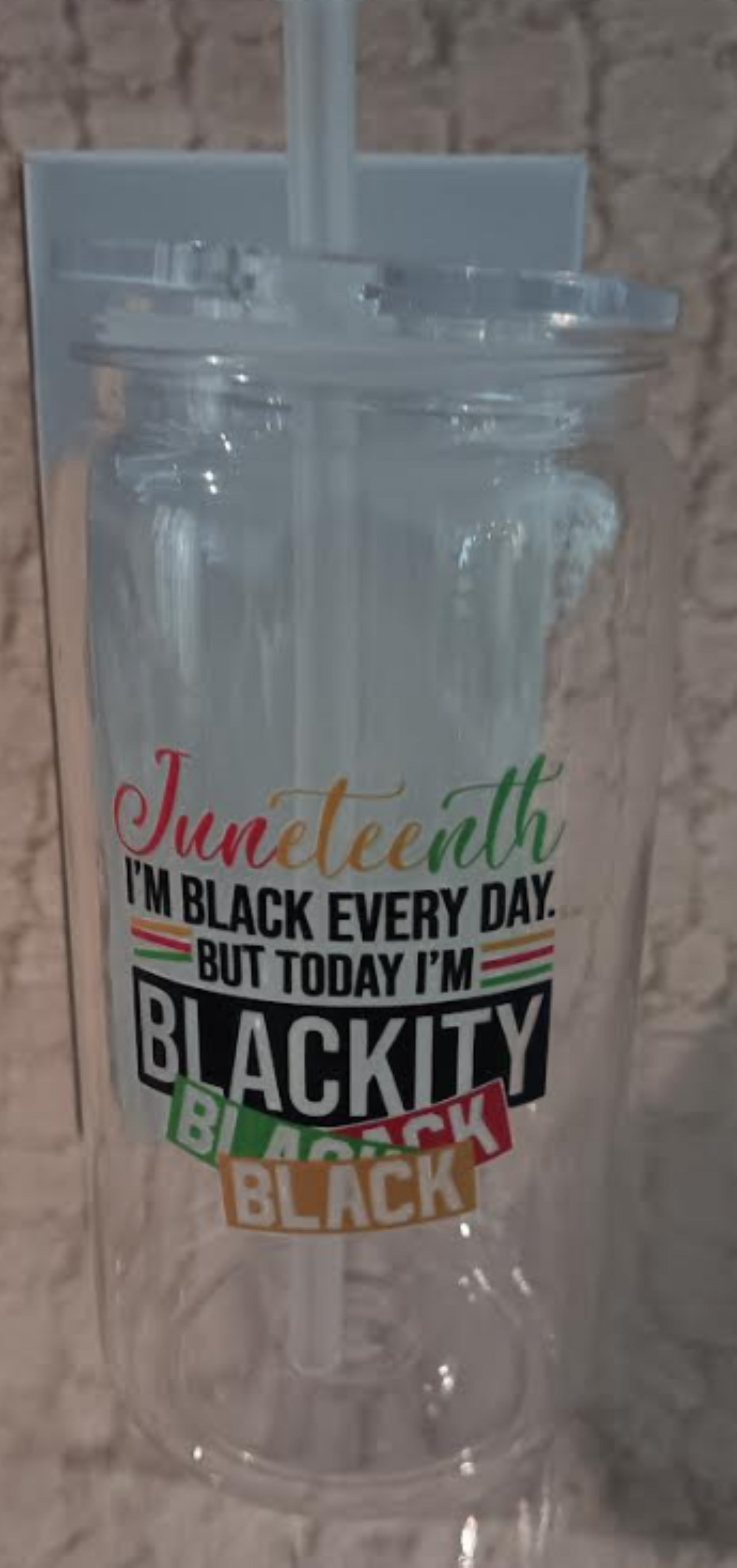 Juneteenth Collection – 16oz Acrylic Cup | 1865 Freedom Edition