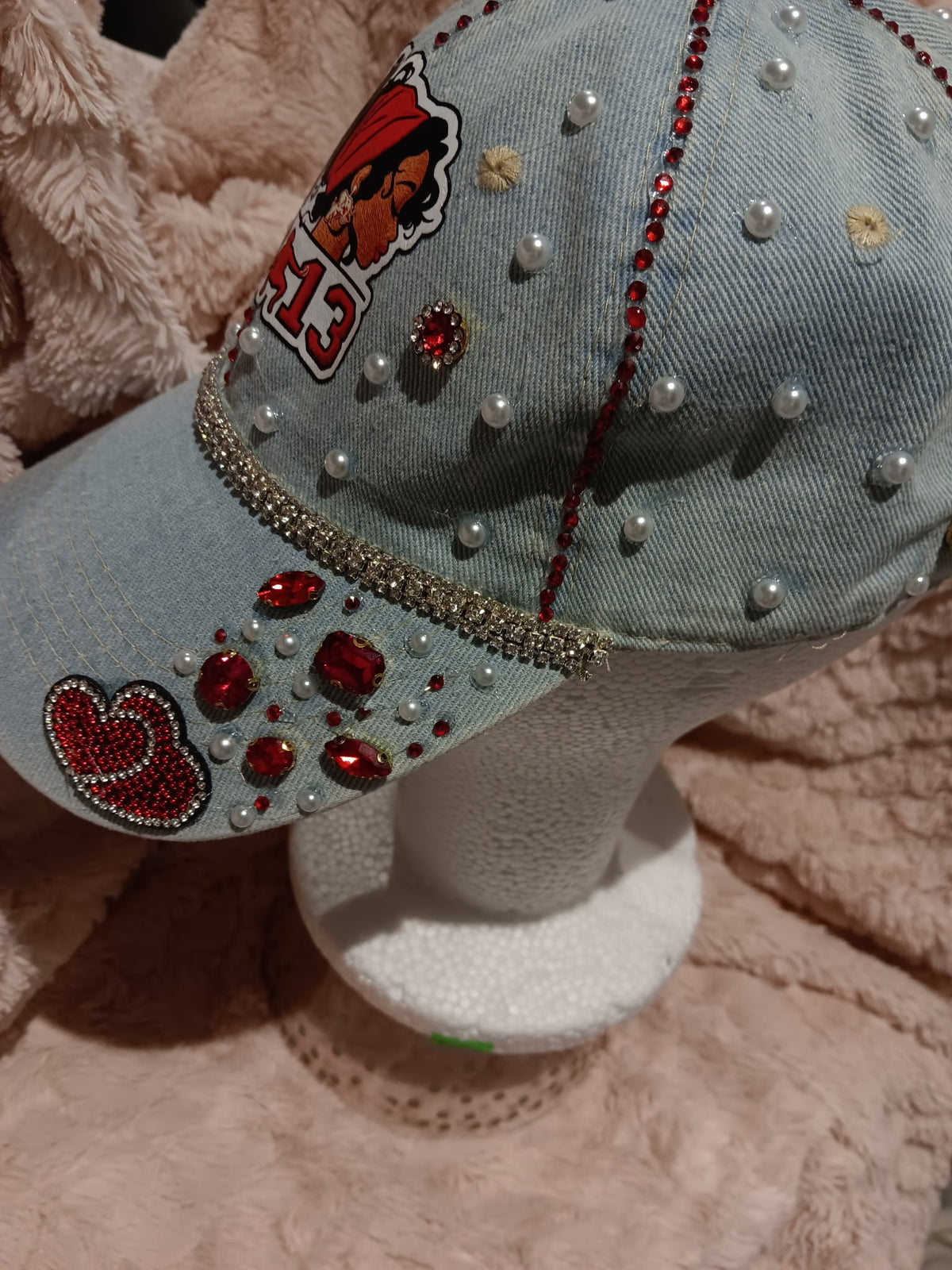 Delta-Inspired Light Blue Denim Junk Hat