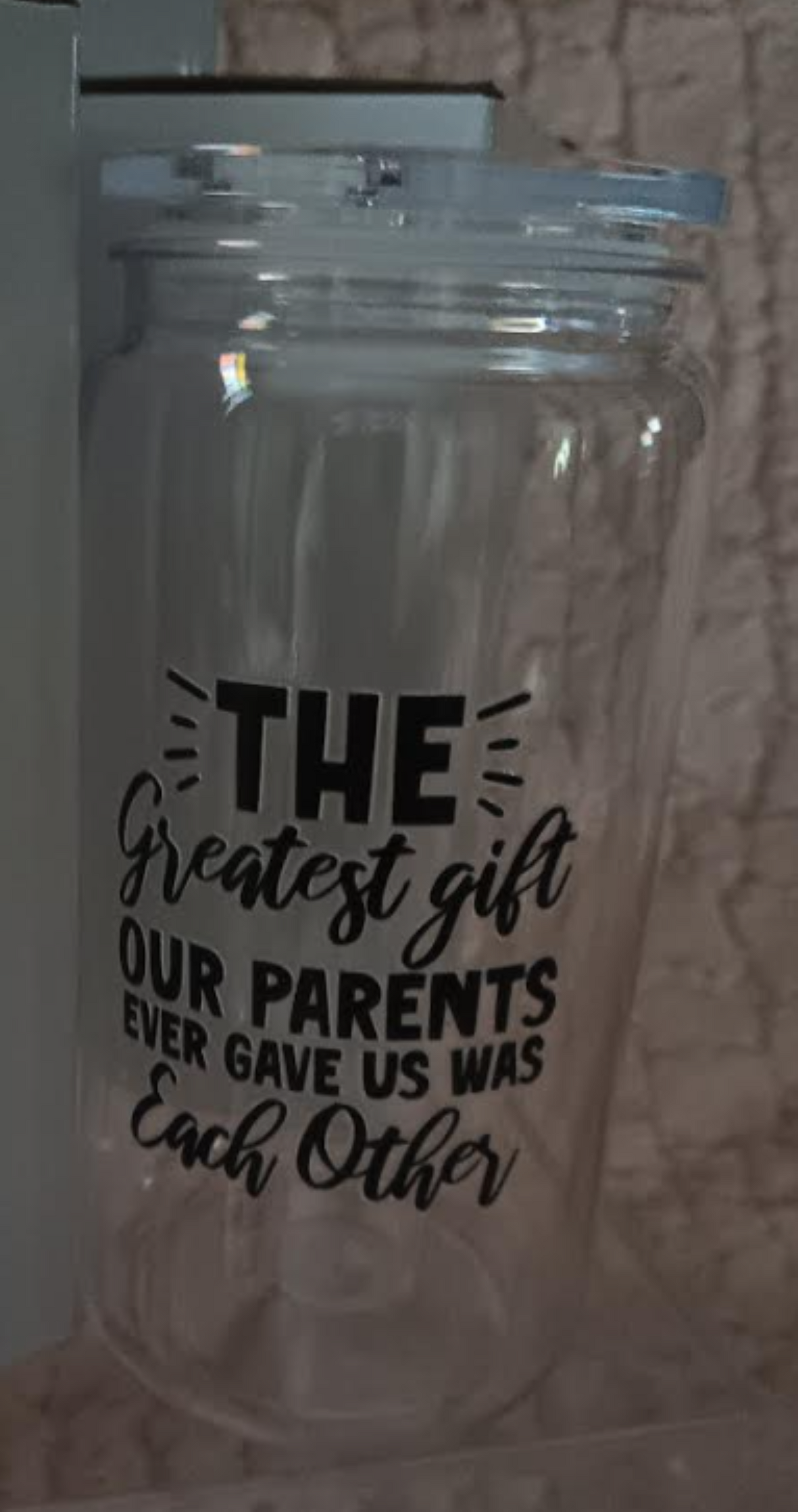 Sister Collection – 16 oz Acrylic Cup with Reusable Straw