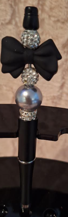 Chic & Elegant Black Bow Stylus