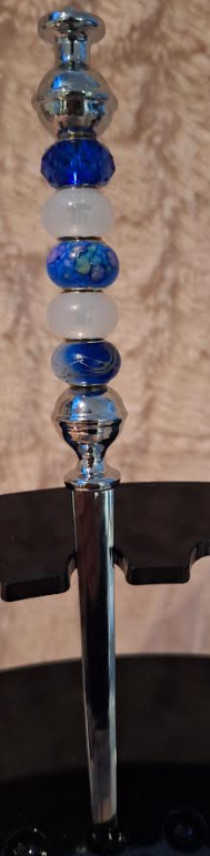 Blue Beaded Letter Opener