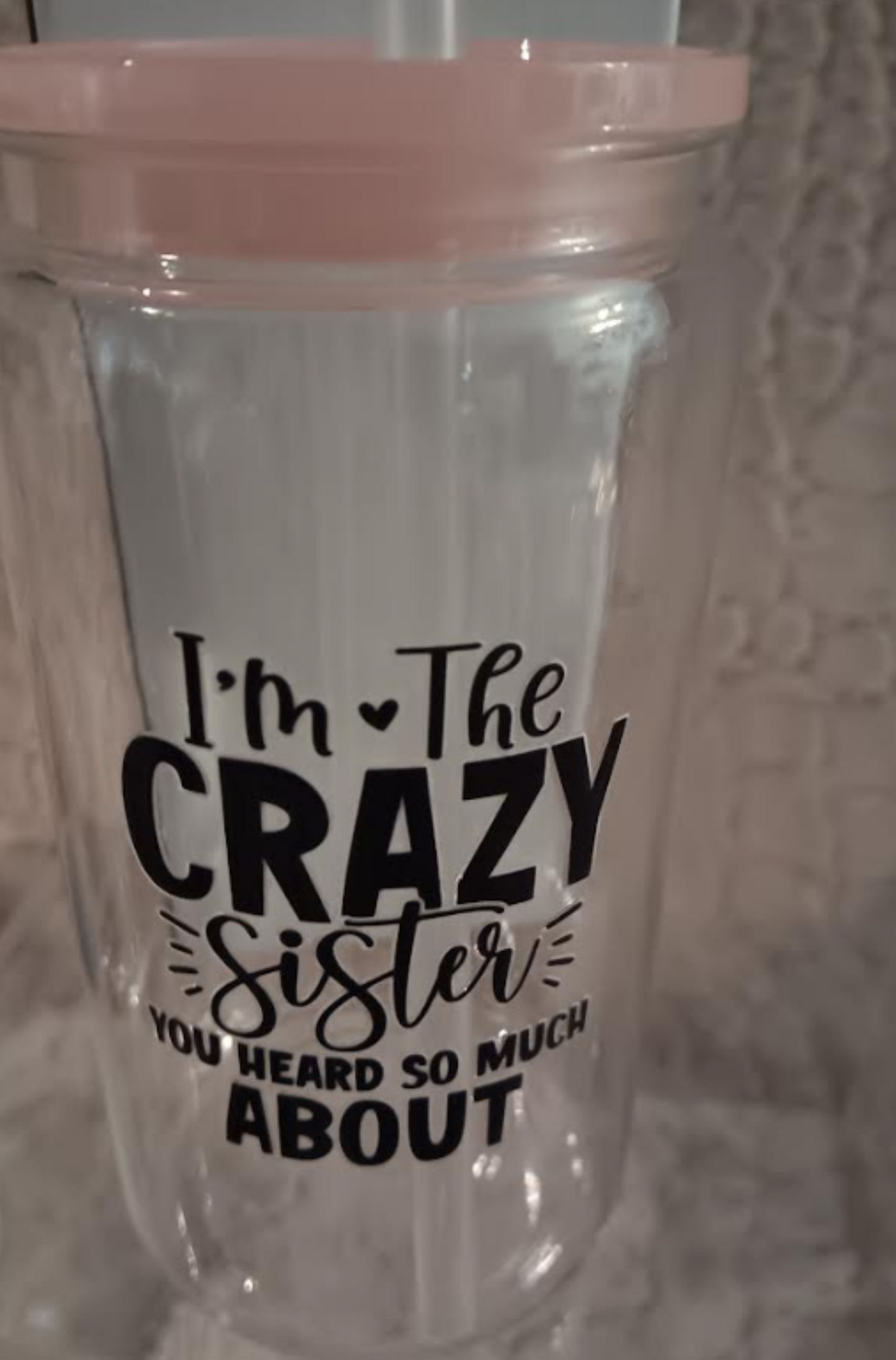 Sister Sister Collection – 16oz Acrylic Cups | Bonded by Love