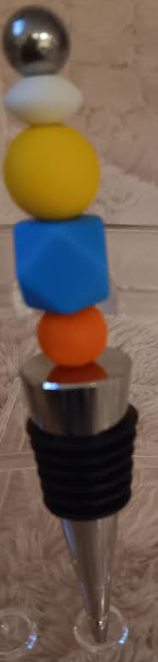 Multi Colored Bottle Stopper