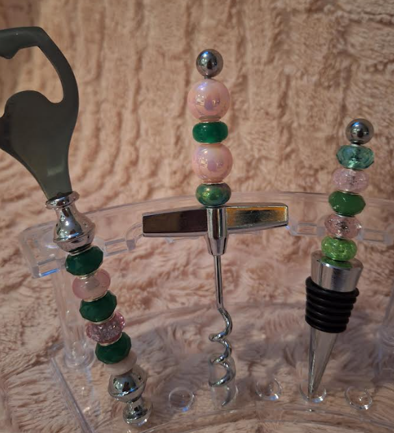 Blush & Bloom Beaded Bar Set