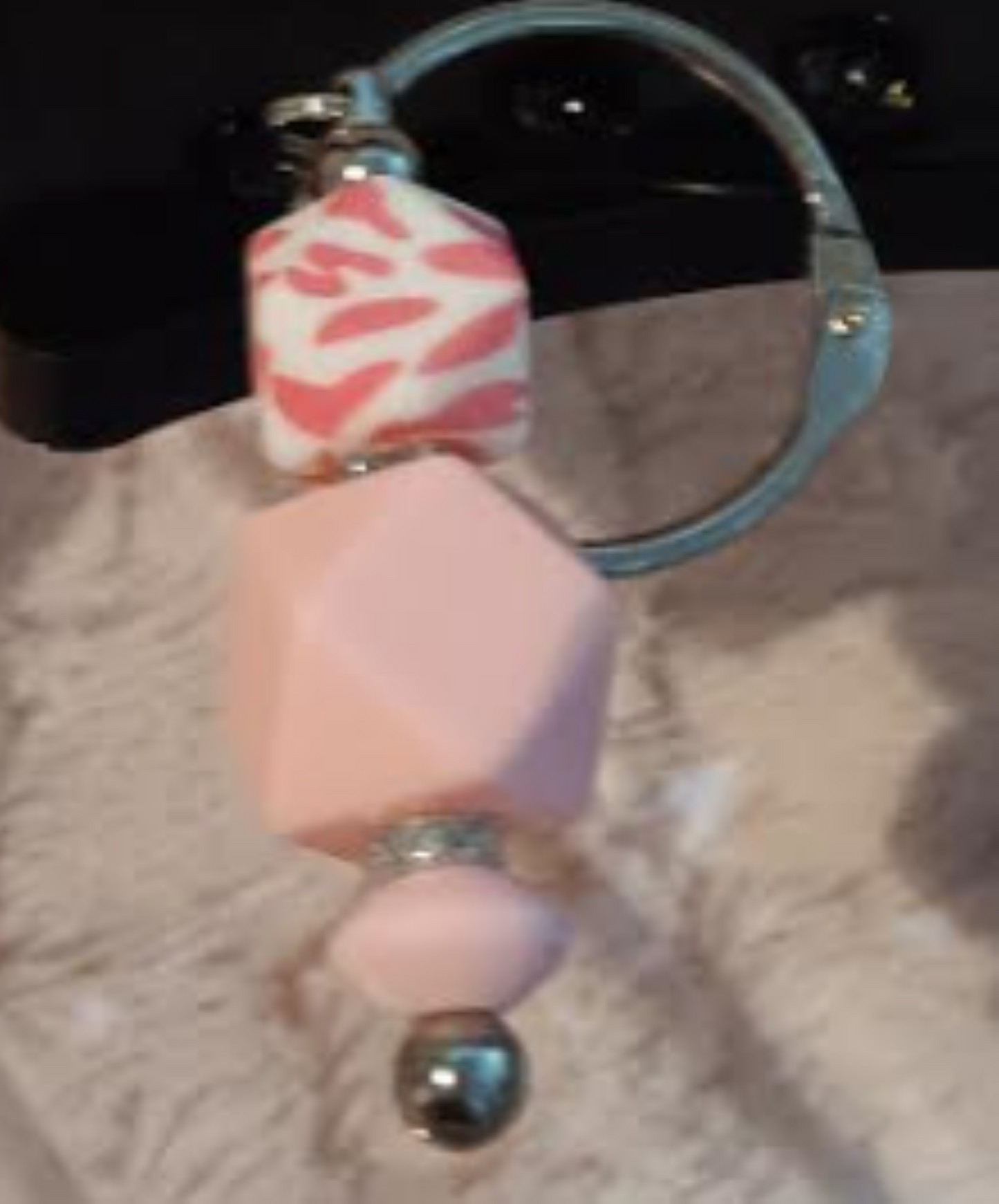 Pretty in Pink – Beaded Cup Charm