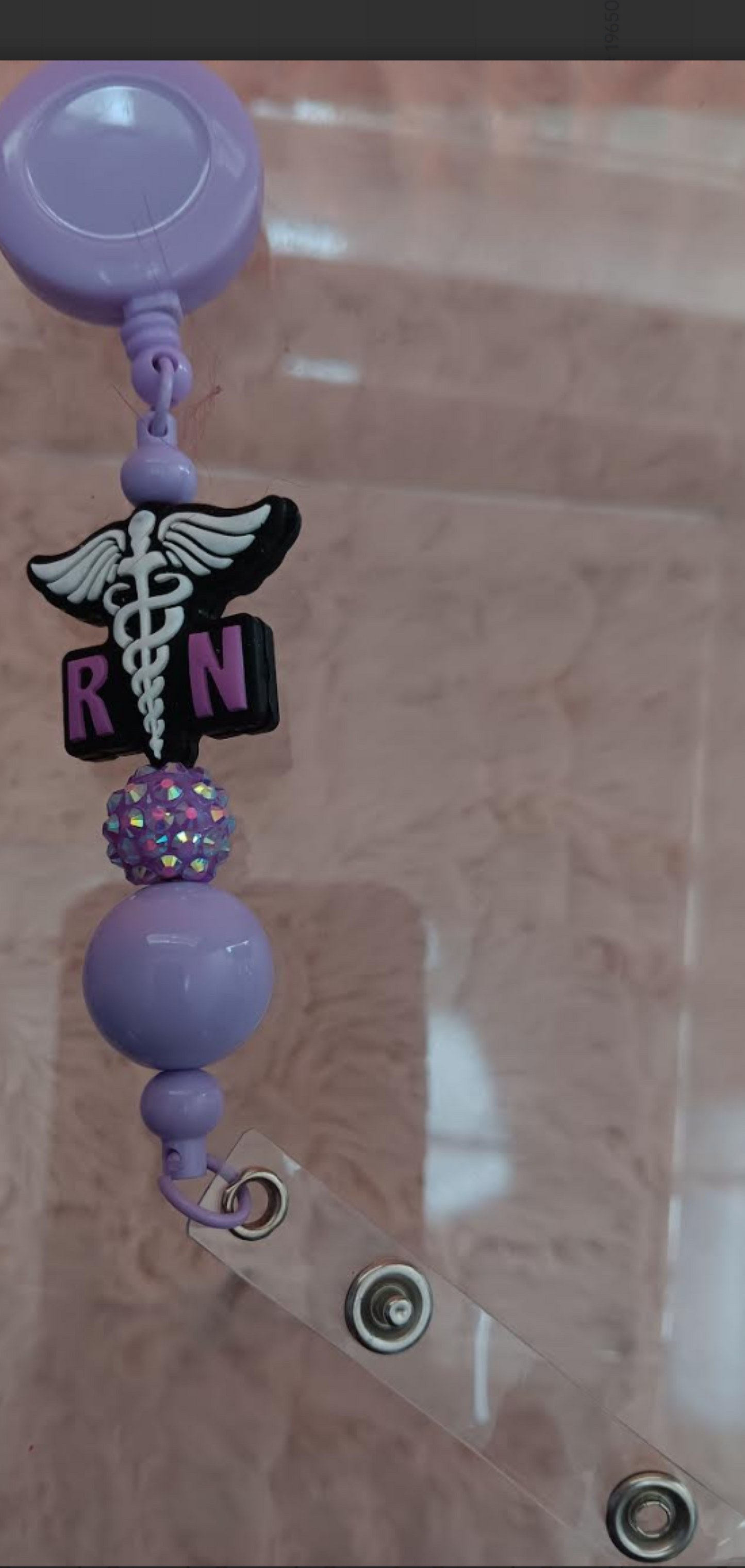 π Nurse Collection β Purple RN ID Retractor