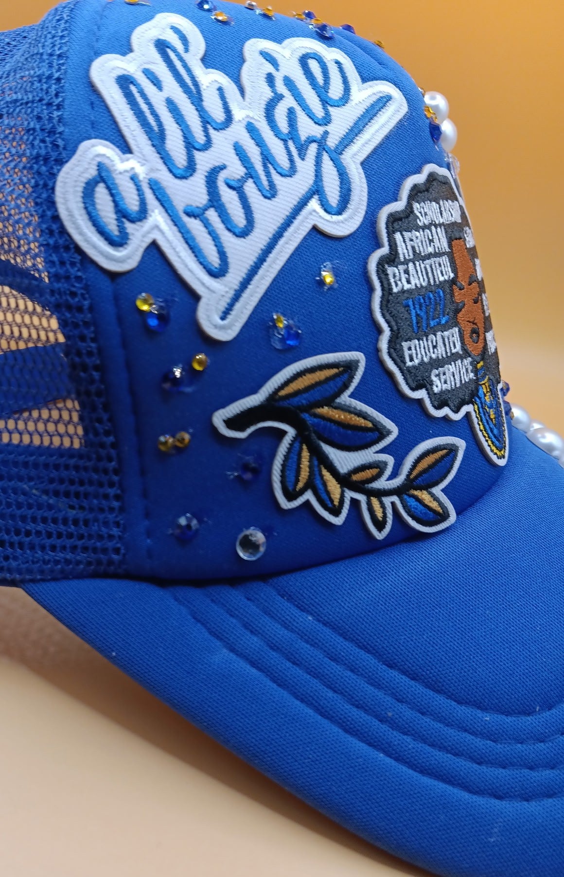 Sigma Gamma Rho inspired trucker junk hat