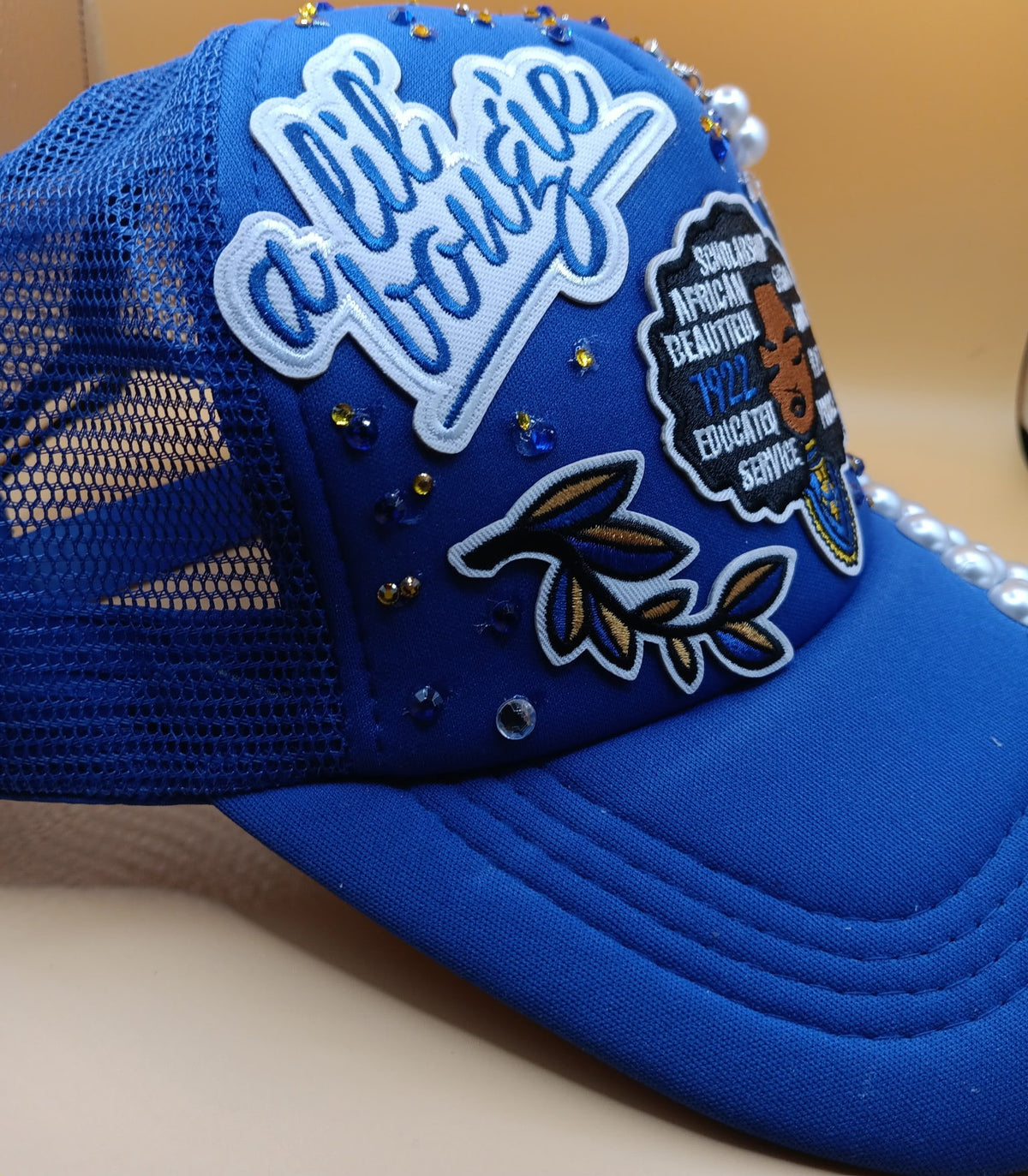 Sigma Gamma Rho inspired trucker junk hat