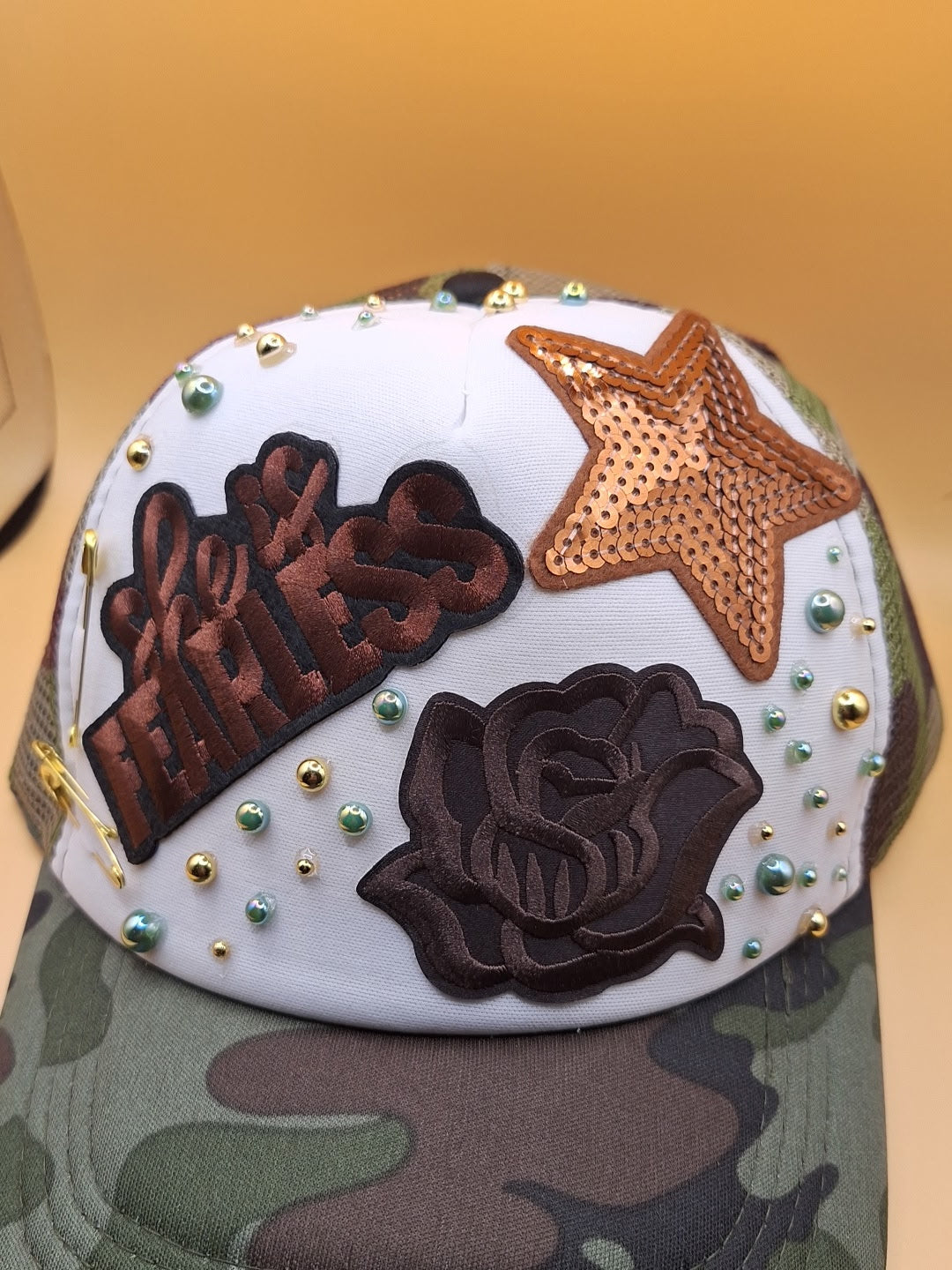Camouflage Fearless Trucker Junk Hat