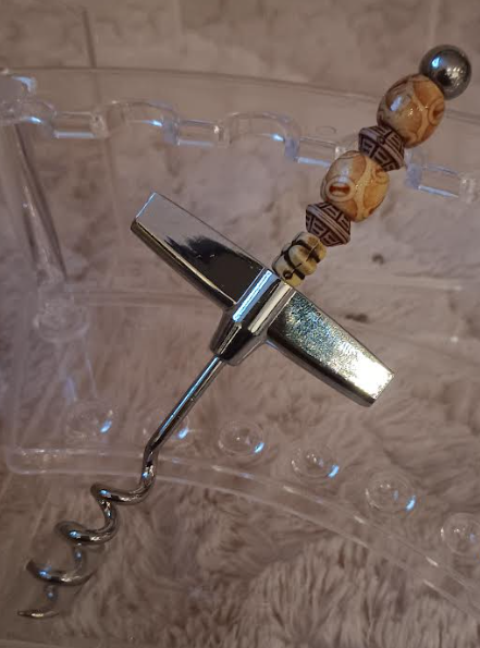 African beaded cork remover