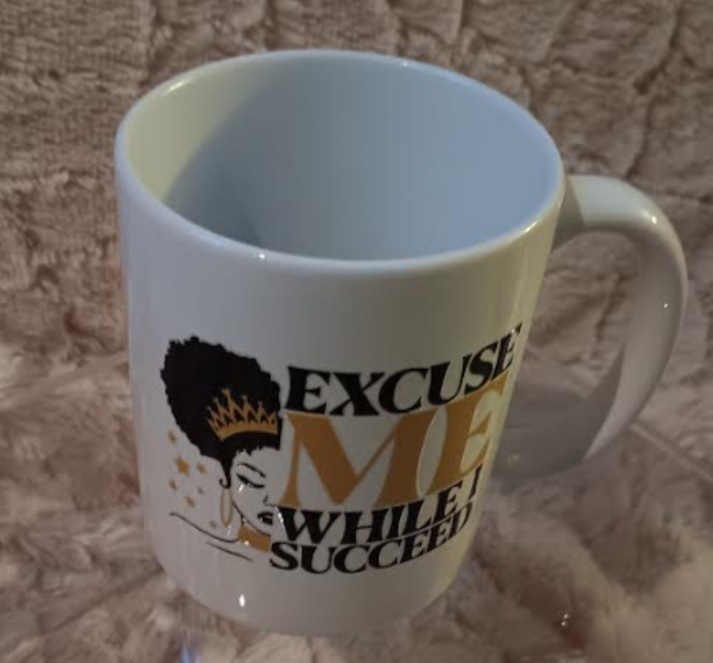 Excuse Me While I Succeed – Boss Babe Mug!" ✨💼☕
