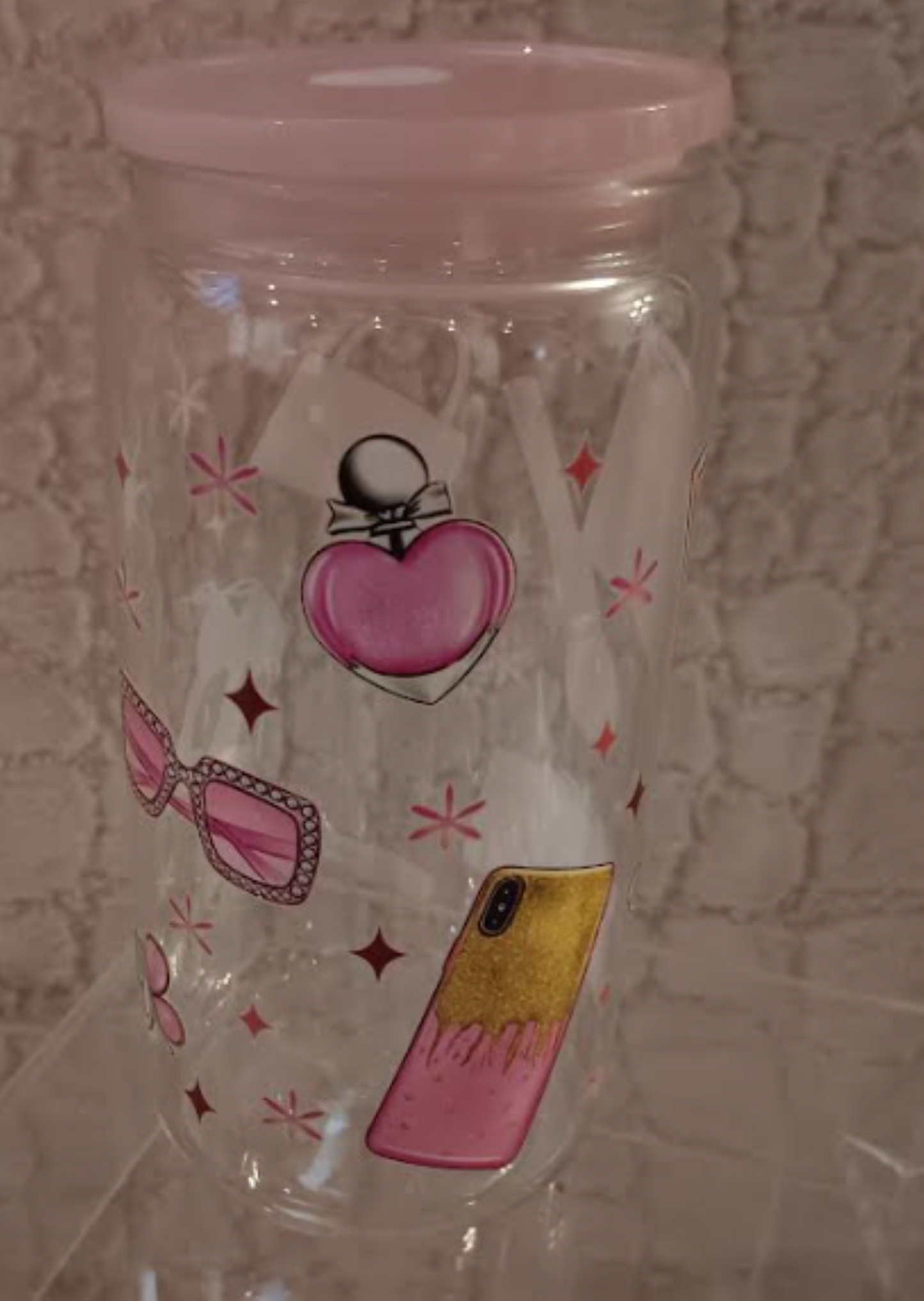 Girls Night Glam – Set of 4 Acrylic Cups (16 oz) ✨ Sip and slay! ✨