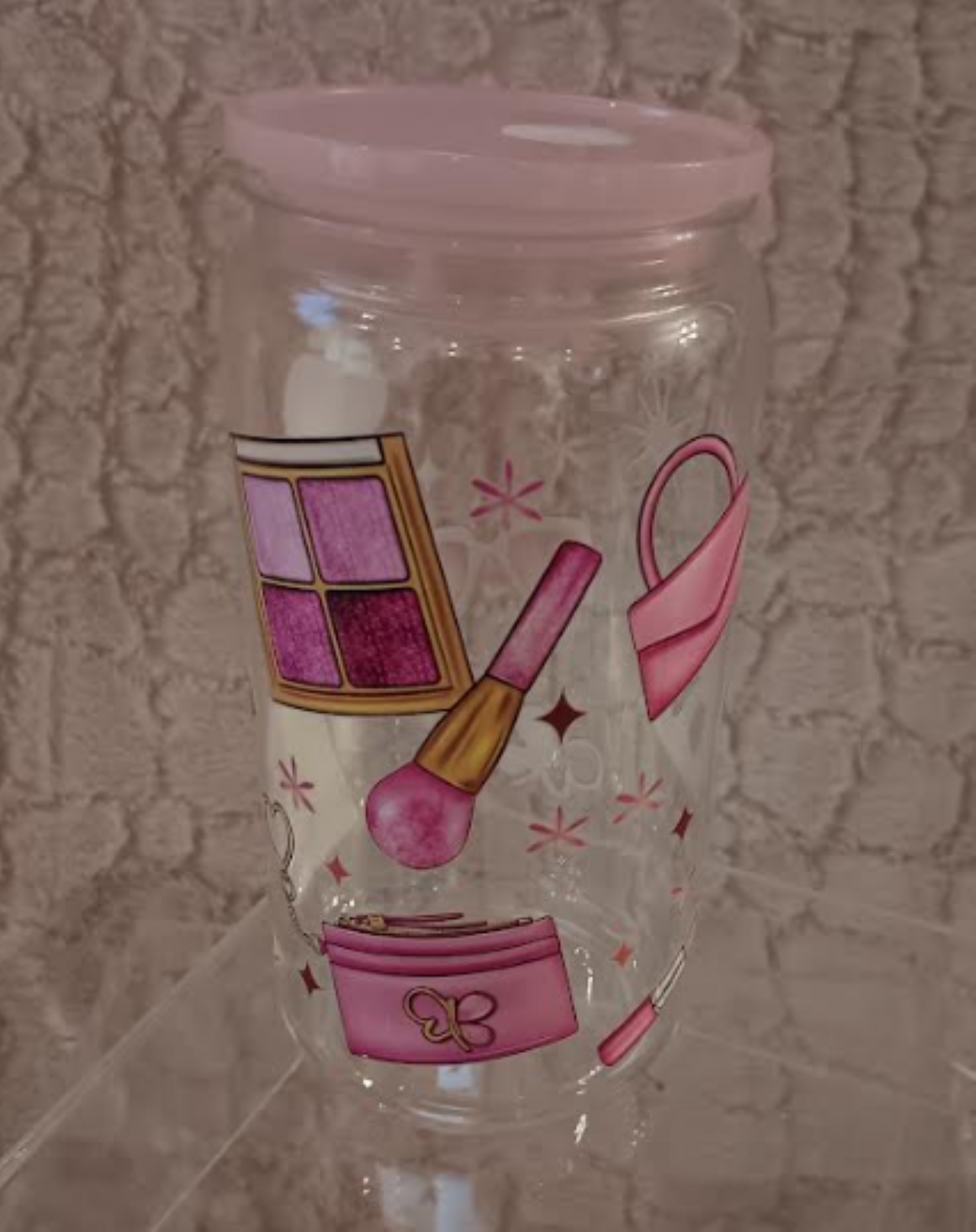 Girls Night Glam – Set of 4 Acrylic Cups (16 oz) ✨ Sip and slay! ✨