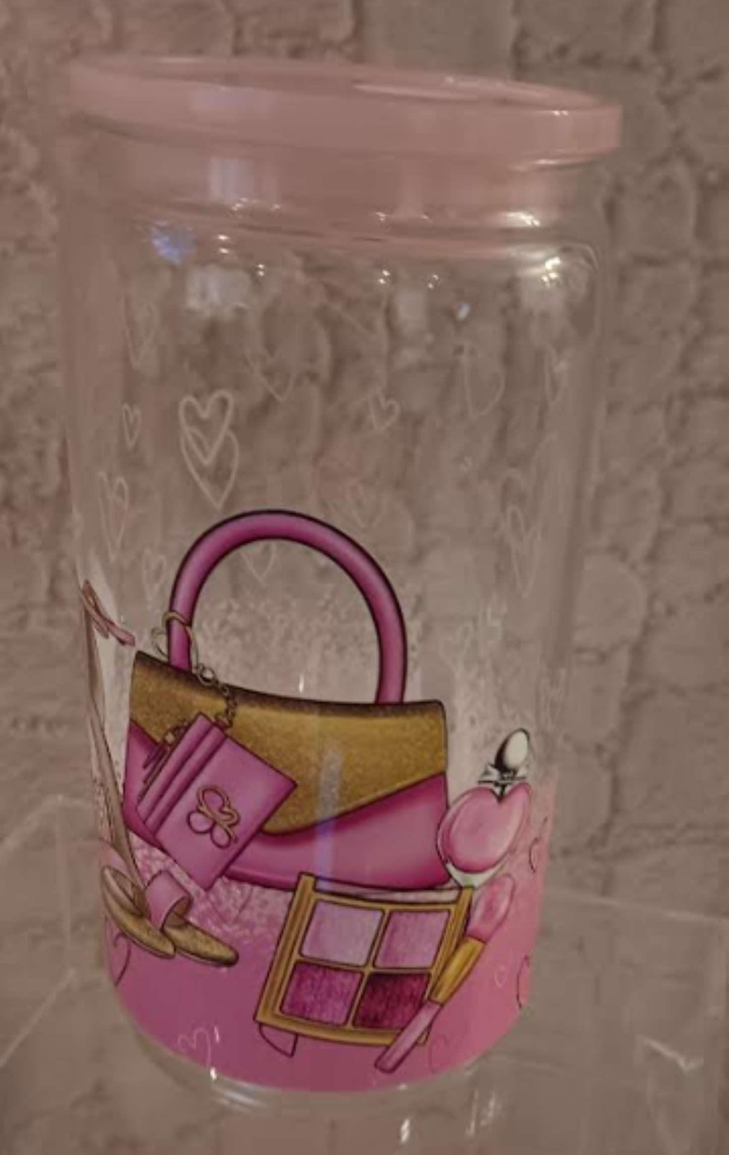 Girls Night Glam – Set of 4 Acrylic Cups (16 oz) ✨ Sip and slay! ✨