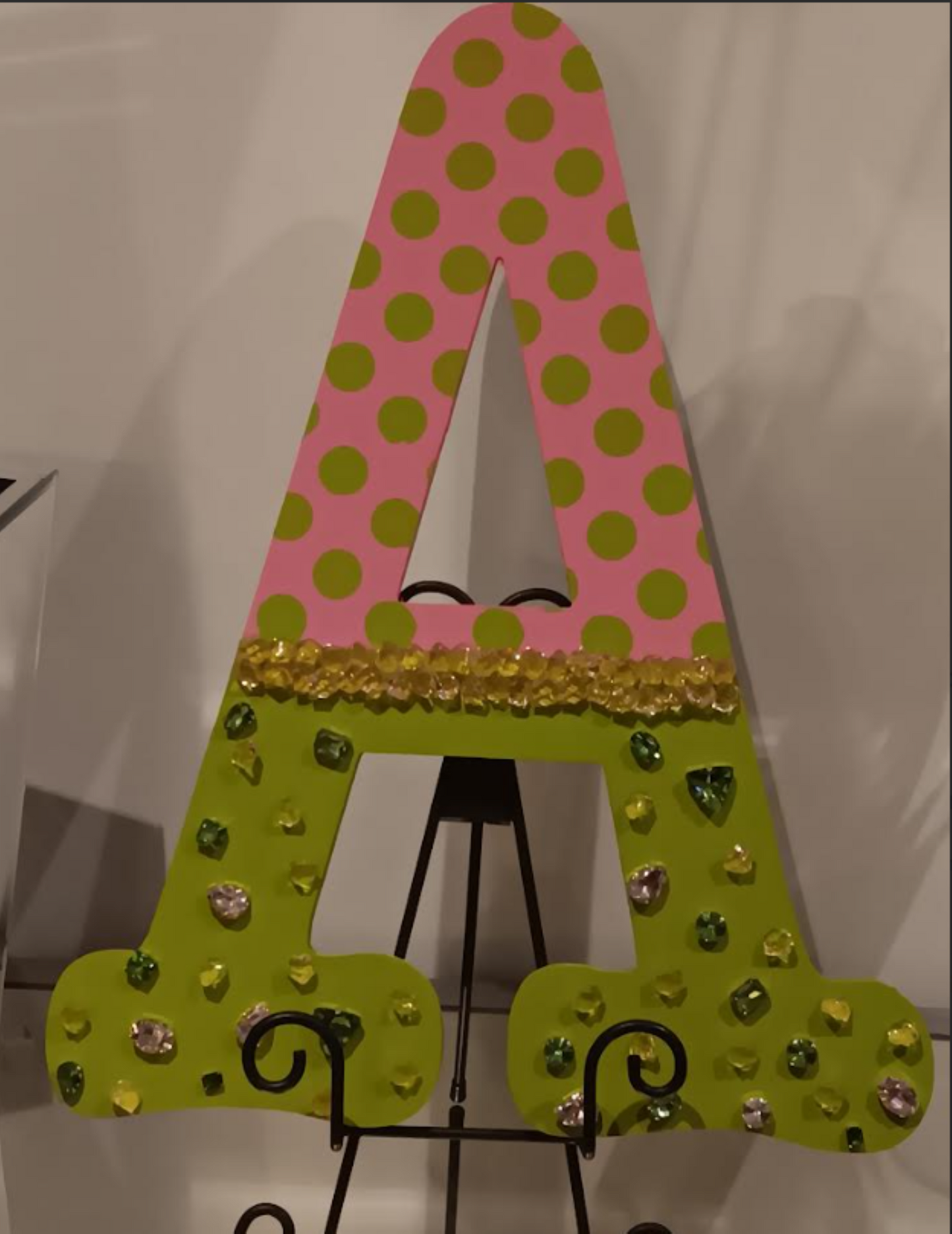 Custom 18" Letter Wall Hanging A-Z or Easel Decor /Custom Order