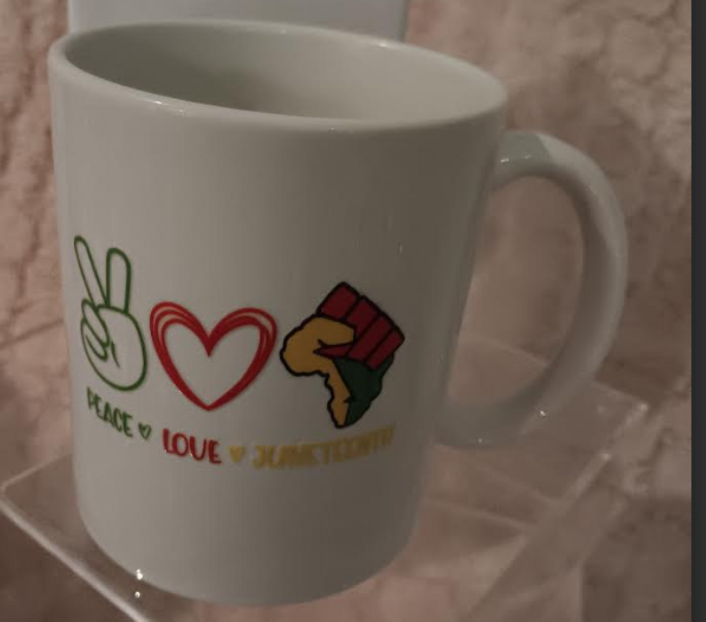 Juneteenth Collection 11oz Mug | Peace Love Juneteenth