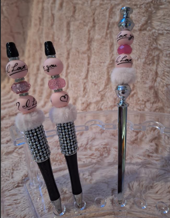 I Love You 2 pens and 1 letter opener