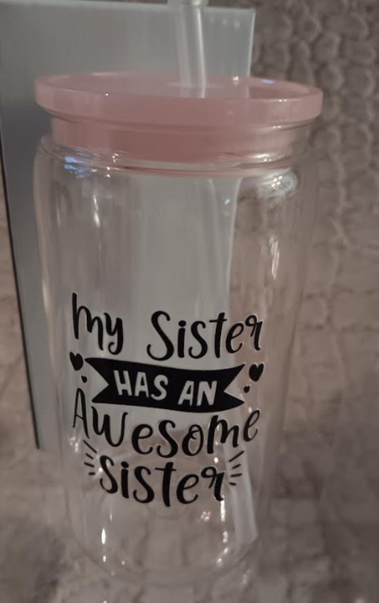 Sister Sister Collection – 16oz Acrylic Cups | Bonded by Love