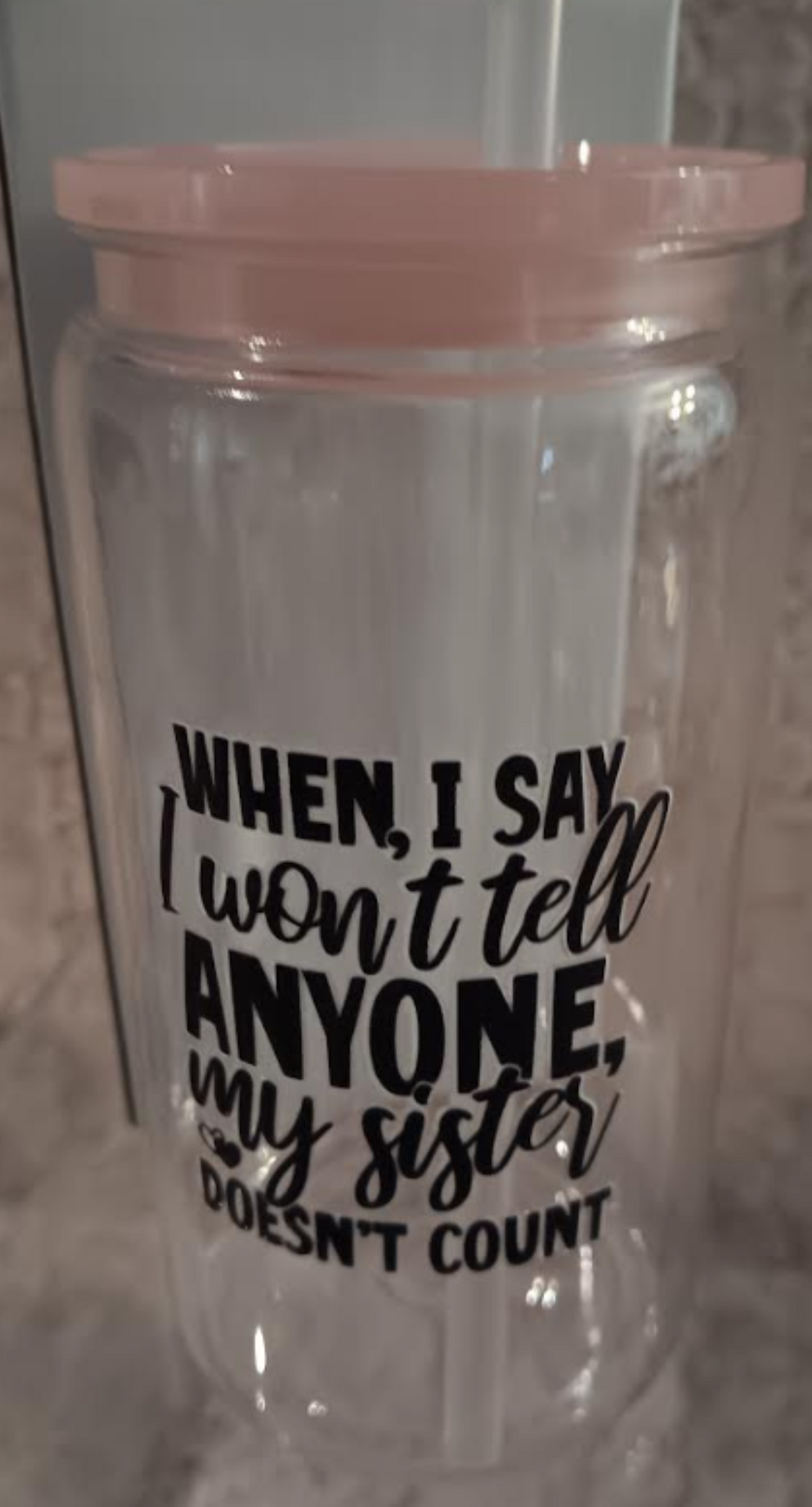 Sister Sister Collection – 16oz Acrylic Cups | Bonded by Love