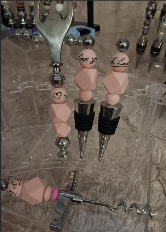 Pink Silicone Barware